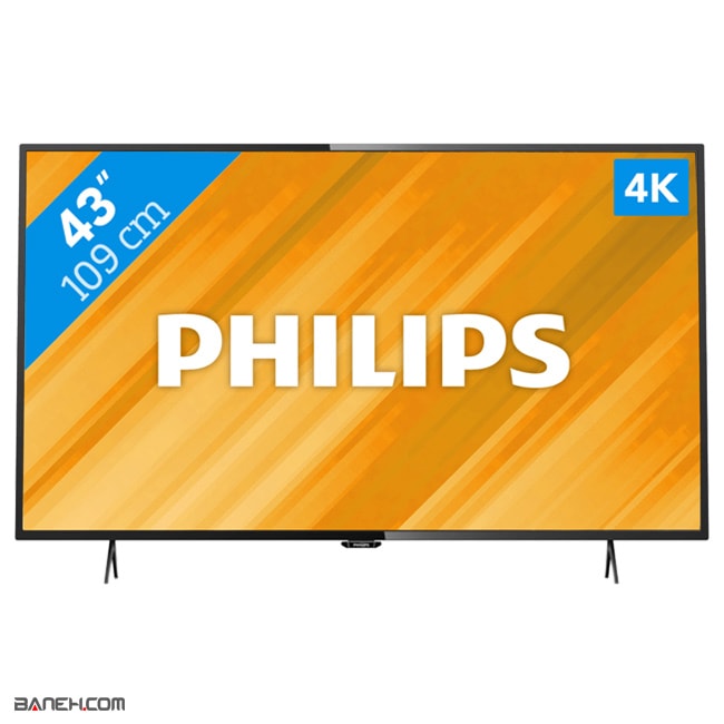 تلویزیون ال ای دی فیلیپس فورکی هوشمند 43Pus6101 Philips LED 4K Smart