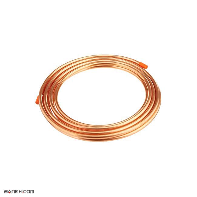لوله مسی کولر گازی ظرفیت 12000 5 متر Copper Pipe