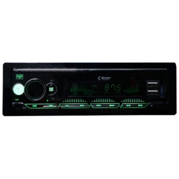 عکس رادیو پخش خودرو بلوتوث دار دو فلاش ایکس پرو X-PRO 7260 