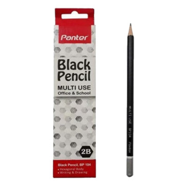 مداد مشکی پنتر بسته 12 عددی PANTER BP104 Multi Use 