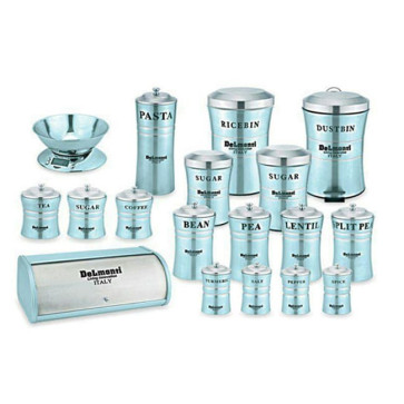 عکس سرویس جا ادویه و حبوبات 34 پارچه دلمونتی DL 1700 تصویر
