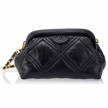 کیف توری برچ کراس بادی زنانه چرم کوچک مدل Fleming Tory Burch