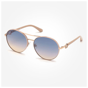 عینک آفتابی پولاریزه گرد زنانه گس مدل GUESS GU7791