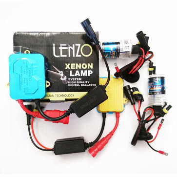 کیت و لامپ لنزو 55 وات سفید Lenzo Kit and Lamp H1