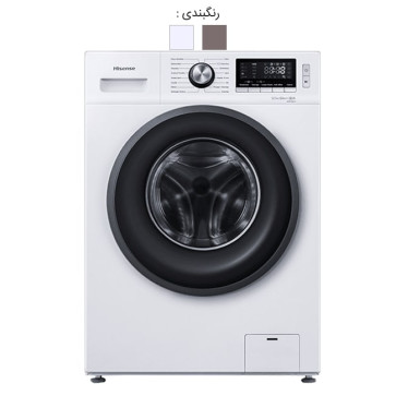 عکس ماشین لباسشویی هایسنس 9 کیلویی WFKV9014 درب از جلو تصویر