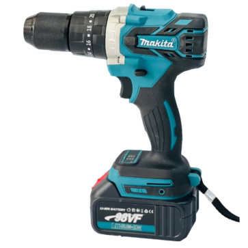 عکس دریل شارژی ماکیتا 98 ولت موتور براشلس سه نظام Makita 98VF