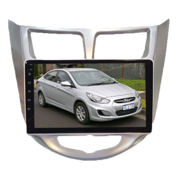پخش فابریک ماشین و مانیتور خودرو هیوندای اکسنت Car fabric player and monitor