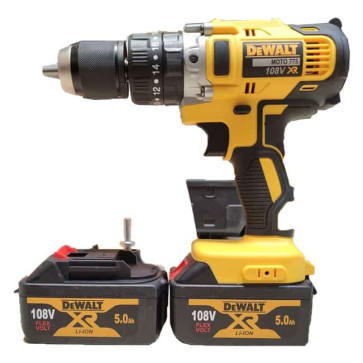 دریل شاری دیوالت مدل moto 775 گیربکس دو حالته 108v xr ترکمتردار 13 میل dewalt 