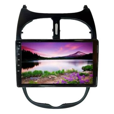 پخش فابریک ماشین مانیتور پژو 206 Fabric player 