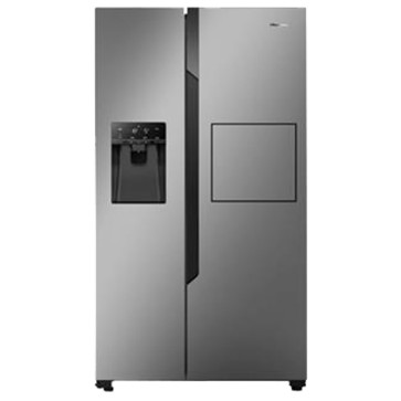 یخچال ساید بای ساید 30 فوت هایسنس RS696N4BGU نقره ای