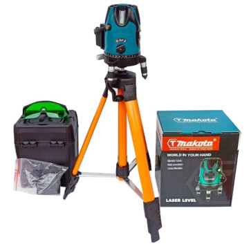 تراز لیزری نور سبز ماکوتا پایه دار شارژی TMakota Rechargeable 10m