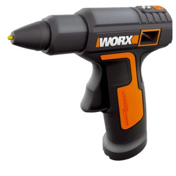 دستگاه چسب حرارتی ورکس 4 ولت 2000 میلی آمپرWORX WX890 MELT HOT GLUE GUN