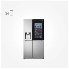 عکس یخچال فریزر ال جی 34 فوت  GR-X348CSFS تصاویر