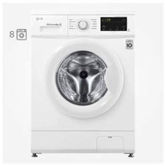 ماشین لباسشویی 8 کیلو سفید ال جی  lg FH2J3TDNP0