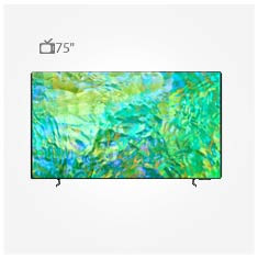 عکس تلویزیون سامسونگ مدل 75CU8000 تصویر