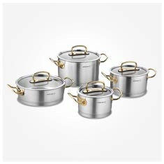 سرویس قابلمه 8 پارچه کرکماز PROLINE GOLD مدل A1148 