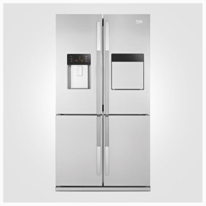 یخچال فریزر بکو طرح ساید 30 فوت BEKO REFRIGERATOR GNE134601X