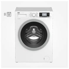 ماشین لباسشویی بکو 8 کیلویی اینورتر سرعت 1400 دور در از جلو BEKO 8734 XS0