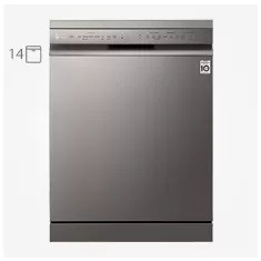 ماشین ظرفشویی ال جی 14 نفره DF425 بخارشور نقره 2022