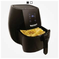 خرید سرخ کن رژیمی دلمونتی 1400 وات مدل DELMONTI AIR FRYER DL-615