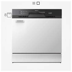 ماشین ظرفشویی توشیبا DW-08T1CLS