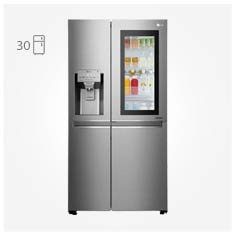 یخچال ساید بای ساید اینستاویو ال جی 30 فوتی LG Refrigerator GCX-267PXHN 