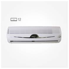 کولر گازی دیواری جنرال شکار 12000 مدل لبخندی استیل GNRR-12GRAA-I