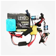 کیت و لامپ لنزو 55 وات سفید Lenzo Kit and Lamp H1
