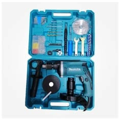دریل چکشی 710 وات با پک کامل وسایل ماکیتا Makita HP1630
