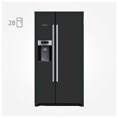 قیمت یخچال فریزر ساید بای ساید بوش مدل KAD90VB204 خرید