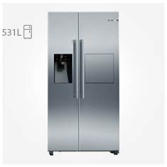  یخچال فریزر بوش KAG93AI304 یخساز 531 لیتر ساید بای ساید نو فراست