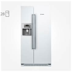 یخچال فریزر ساید بای ساید بوش 28 فوتBosch refrigerator KAN58A104 