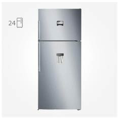 یخچال بالا فریزر بوش 24 فوت KDD86AI304 نقره ای