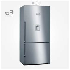 یخچال فریزر بالا پایین 30 فوت بوش BOSCH KGD86AI304/03 - KGD86AW304