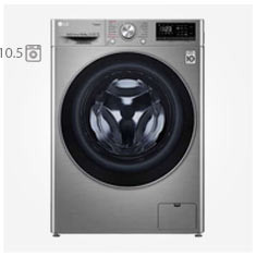 ماشین لباسشویی ال جی 10.5 کیلویی LG F4V5V