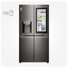 یخچال ساید بای ساید ال جی اینستاویو 705 لیتر LG GRX-274DPB 