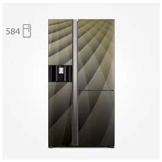 تصاویر یخچال ساید بای ساید 584 لیتر هیتاچی R-M700AGP عکس