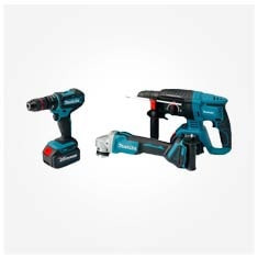 ست سه عددی ابزار شارژی ماکیتا 198 ولت Makita