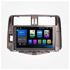 مانیتور خودرو و پخش فابریک ماشین پرادو 2010 Car fabric player and monitor