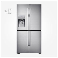 یخچال ساید بای ساید سامسونگ هرمس RF56N9040SL Samsung 32FT