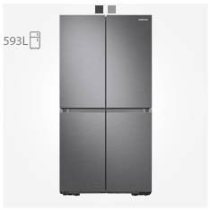 یخچال ساید بای ساید سامسونگ RF59 چهار درب فرنچ 30 فوت