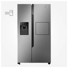 یخچال ساید بای ساید 30 فوت هایسنس RS696N4BGU نقره ای