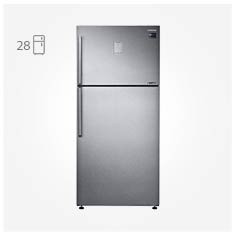 یخچال فریزر سامسونگ دو درب 28 فوت نقره ای Samsung Refrigerator rt50