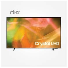 عکس تلویزیون سامسونگ 43AU8000 مدل 43 اینچ 4K هوشمند