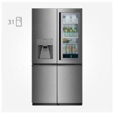 یخچال اینستاویو ال جی 31 فوت GR-X33FGNGL LG InstaView Door in Door