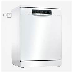 ظرفشویی بوش سری 6 کم صدا 13 نفره Bosch SMS67NW10M