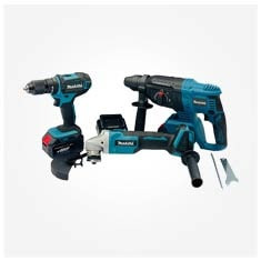 ست سه عددی ابزار شارژی 88 ولت ماکیتا MAKITA Three-piece