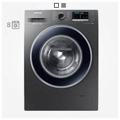 ماشین لباسشویی سامسونگ 8 کیلویی WW80J54E0 اکوبابل