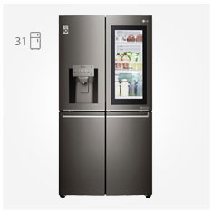یخچال ساید بای ساید ال جی اینستاویو 34 فوت GRX-334DPB LG X334