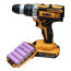 نیم پک ابزار و دریل شارژی 21 ولت دیوالت dewalt